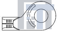 34488 Клеммы RING OFFSET 14-12AWG