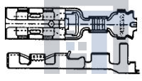 353249-2 Клеммы 110 POSITIVE LOCK REC CONT