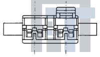 353253-1 Клеммы 110 POSITIVE LOCK REC HSG 2P