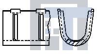 40864-1 Клеммы SPLICE .027PTPBR.