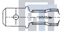 41411-(CUT-STRIP) Клеммы 250 FAST TAB IS Cut Strip of 100