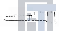 41652 Клеммы TAPER PIN,ON STRIP GOLD;53SER