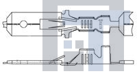 444152-1 Клеммы .250 FASTIN-ON TAB