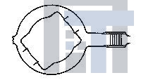 505017-1 Клеммы STUD RTNG AMVAR TERM 20-16 BR