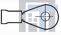 52042-1 Клеммы RING 6AWG 1/4