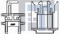 520947-1 Клеммы 250/375 SECONDARY LOCK HSG WHT