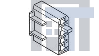 521065-1 Клеммы HSG RCPT FAST 250 6/6 BLK