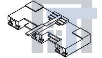 521067-1 Клеммы HSG RCPT FAST 250 3 CIR N BLK