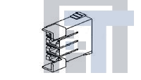 521140-1 Клеммы HSG 6 CIR FASY RCPT BLK