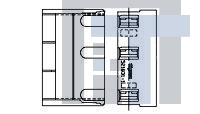 521831-1 Клеммы 3P HSG RECP 250 SER