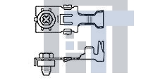 521844-1 Клеммы POWER RING BR W/10-24 SCREWS