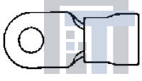 53943-1 Клеммы PVC-TERM 08AWG RED