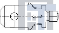 60284-2 Клеммы .205 FAST TAB/PC TPCUBR