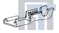 60384-1 Клеммы 20-16 AWG .250 RCPT