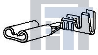 61070-1 Клеммы 110 FLG FAST REC 22- Reel of 12000