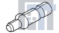 61137-1-(CUT-STRIP) Клеммы .093 PCB PIN .0126 Cut Strip of 100