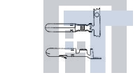 61234-1-(CUT-STRIP) Клеммы .156 PIN 12-10 PTPBR Cut Strip of 100