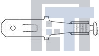 61441-3 Клеммы 187 FF TAB 21-16 MAG