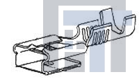 62090-1 Клеммы RCPT 10-14 AWG .250 TIN