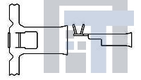 63188-1 Клеммы 187 FLG FAS REC