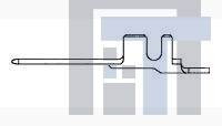 640416-1-(CUT-STRIP) Клеммы .250 BLADE 18-14 Cut Strip of 100