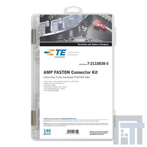 7-2110838-5 Клеммы Ult-Fst Tab Mtg Tab 140 PC Kit