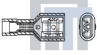 735278-1 Клеммы ISOL FASTON STECKH