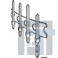 75491-004LF Клеммы 588-5SGF-BACKPANEL PINS