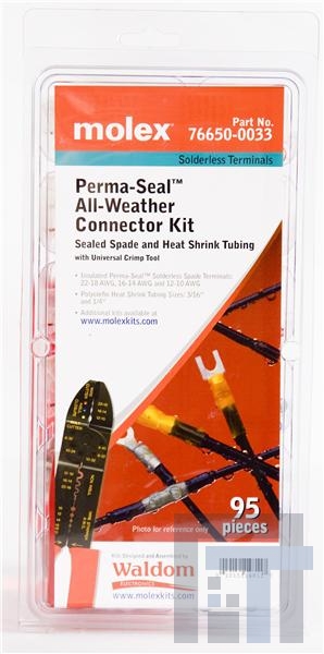 76650-0033 Клеммы PermaSeal Term Kit Sealed Spade w/Tool