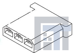 925016 Клеммы 4 POS FF REC HSG SERIES .110