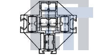 927076-1 Клеммы 5P POS-LOCK BU GEH