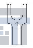 BS-31-10-W Клеммы BLOCK FORK N-INS 22-18AWG 10 STUD