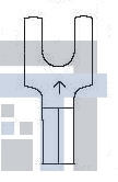 BS-31-6 Клеммы BLK FORK 22-18 AWG 6