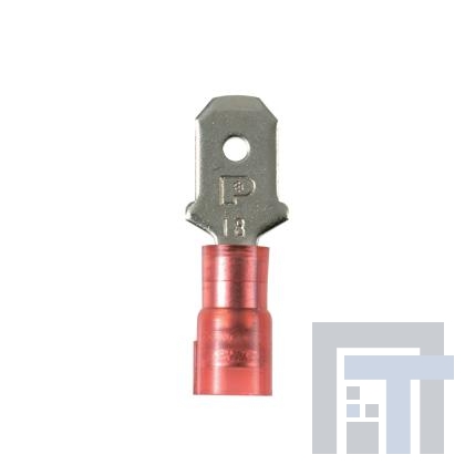 DNF18-250M-C Клеммы Male Disconnect NYL barrel insulated