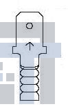 MU18-187DMK Клеммы 22-18 .187 M/DISC.