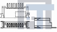 1-1734798-1 Соединители FFC и FPC HSG FPC 11P R/A SMT