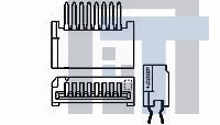 1-84534-0 Соединители FFC и FPC POST PLATED VERT 10P 1.25mm