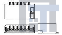 1-84981-1 Соединители FFC и FPC 11P 1.00MM R/A SMD