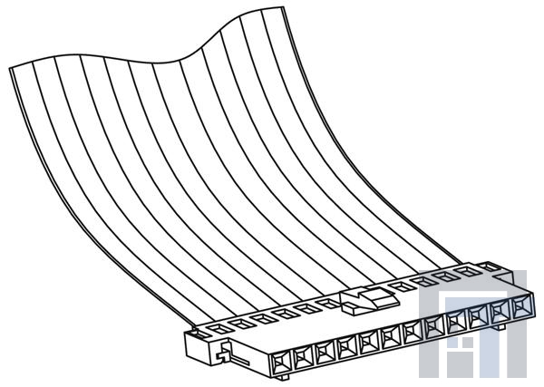 10022753-011LF Соединители FFC и FPC 11 POS RECEPT TIN