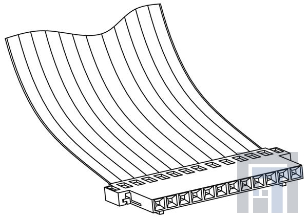 10027313-007LF Соединители FFC и FPC 7P, Single Row, Vert Latching, Receptacle