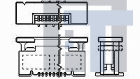 3-1734742-0 Соединители FFC и FPC .5 FPC VT ZIF Type-A