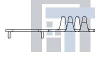 487941-2 Соединители FFC и FPC FFC SPLICE .050 C-LINE PLATED