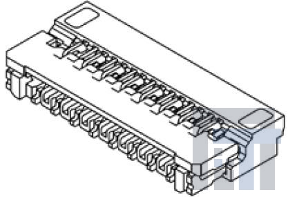 503566-2100 Соединители FFC и FPC 21P 0.3 FPC E/O HSG ASSY