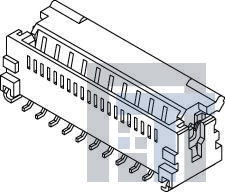 51374-1373 Соединители FFC и FPC .5MM FPC 13 POS VERT SMT ZIF TOP