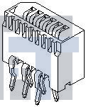52045-2345 Соединители FFC и FPC 1.25 FFC Conn Hsg As Assy Str Type 23Ckt