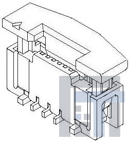 52559-0853 Соединители FFC и FPC VERT SMT ZIF 8P GOLD