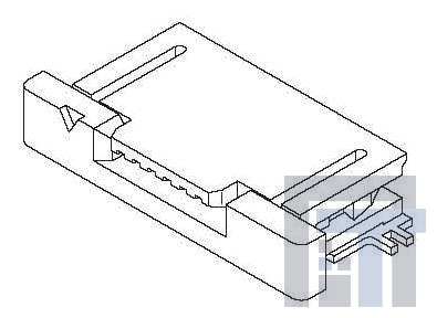 52745-0433 Соединители FFC и FPC 0.5 FPC ZIF 4Ckt Sn-Ag-Bi