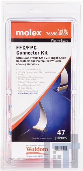 76650-0005 Соединители FFC и FPC FFC CONNECTOR KIT 3