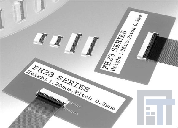 FH23-23S-0-3SHW(10) Соединители FFC и FPC 23P F SOCKET SMT HORIZN MNT LEAD TERM