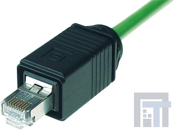 09451451560 Модульные соединители / соединители Ethernet RJI IP67 PLUG PP 10G CAT.6 IDC 8POL